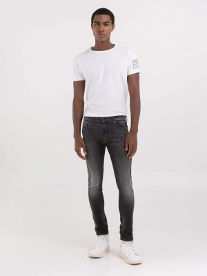Grey Men's REPLAY Skinny Fit Jondrill Jeans | KYA72M-975